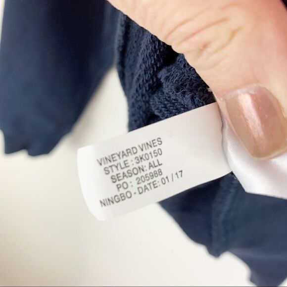 Vineyard Vines Blue Shep Shirt/ Half Zip Sz XL Boys - Picture 12 of 13